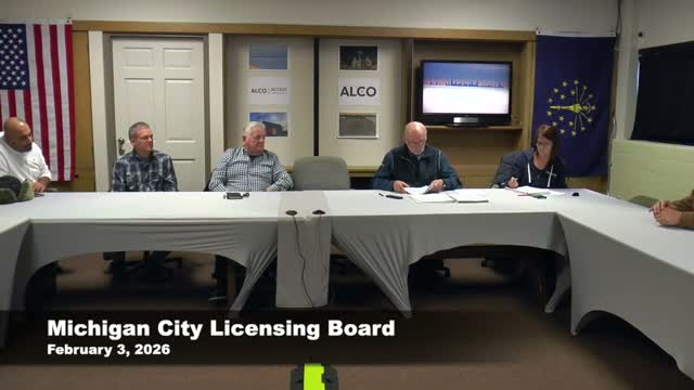 Michigan City licensing board approves multiple contractor licenses, denies one application