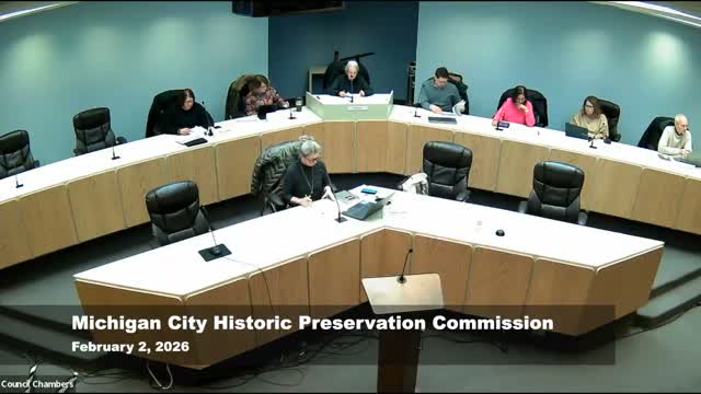 Michigan City Historic Preservation Commission re-elects Joyce Dalton as chair