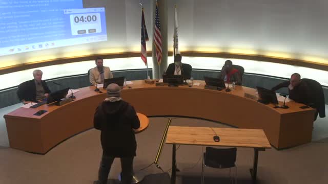 Resident tells council a senior's home was struck in a multi‑shot incident, urges cameras and patrols