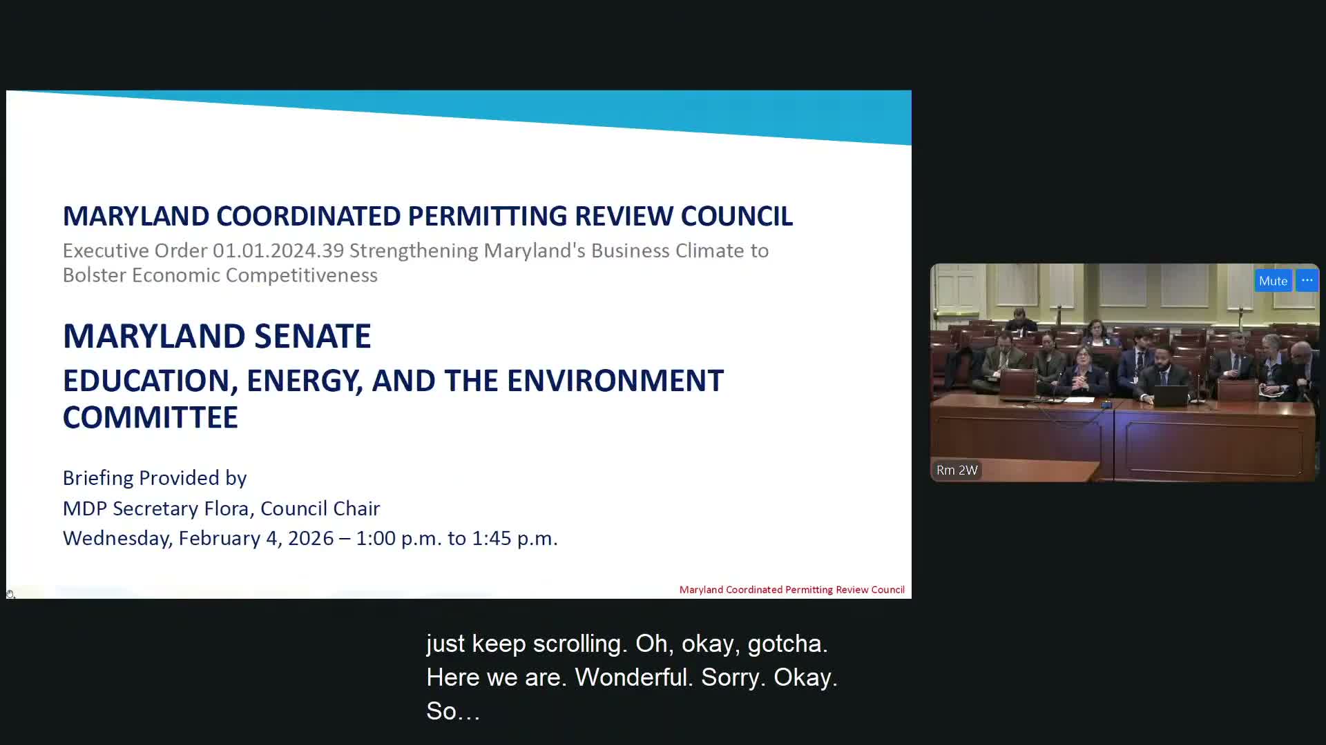 Maryland Department of Planning unveils permitting council prototype dashboard and six pilot projects