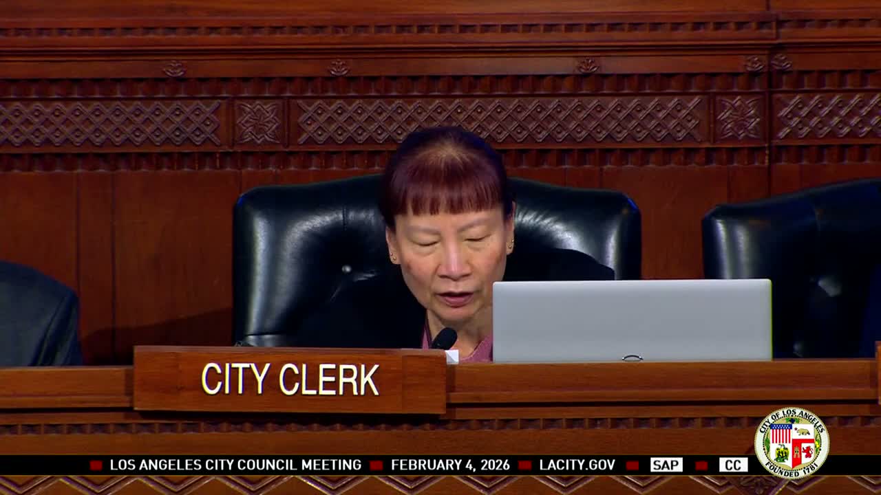 Los Angeles Council approves consent items and adopts medical-debt data ordinance