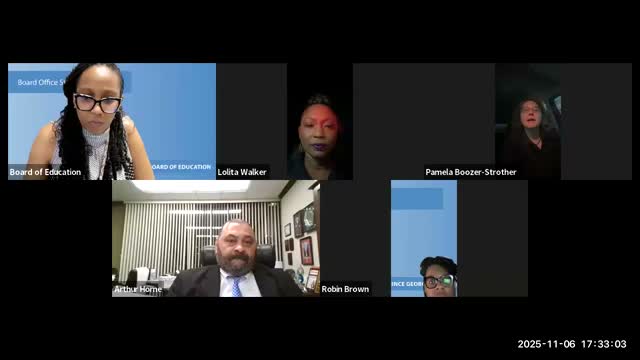 Prince George's County school board votes to close Nov. 6 meeting to hear oral arguments