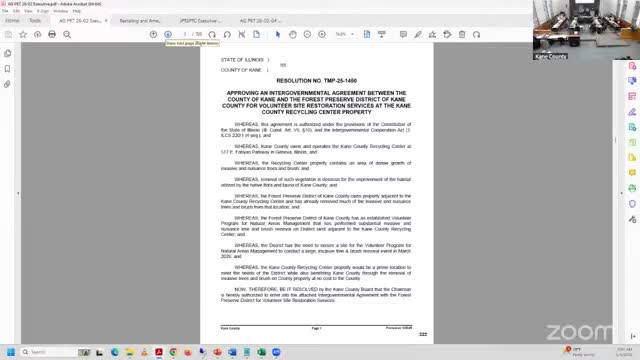 Kane County board removes landscaping contract from consent after performance concerns; approves emergency purchases and marketing contract amendment