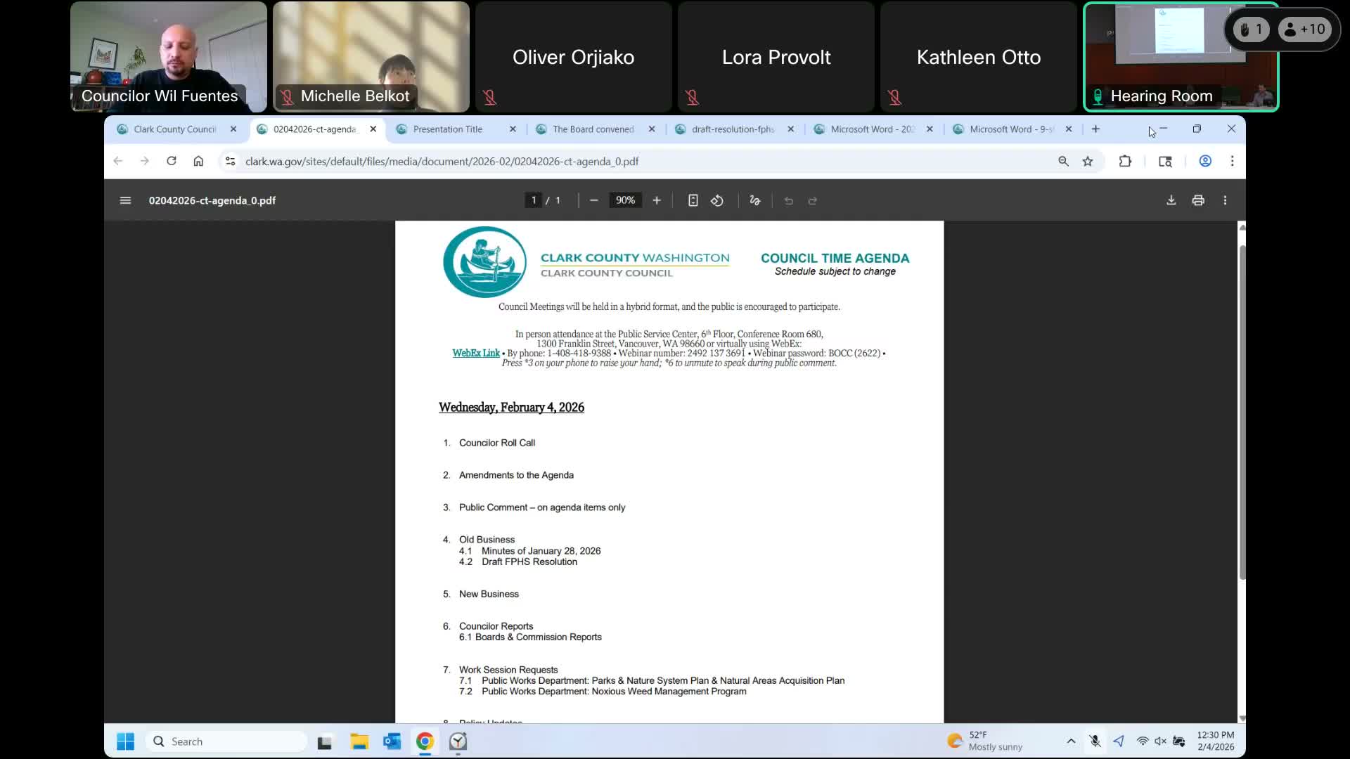 Residents urge Clark County to try park 'pods', raise algae and toxic‑water concerns during public comment