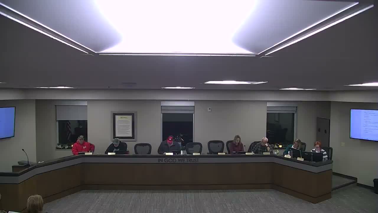 Planning Commission recommends city council approve amended resolution to match recorded Cottonwood Drive plat