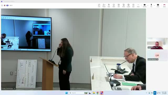 County recognizes Healthy Communities Partnership after employee fundraiser