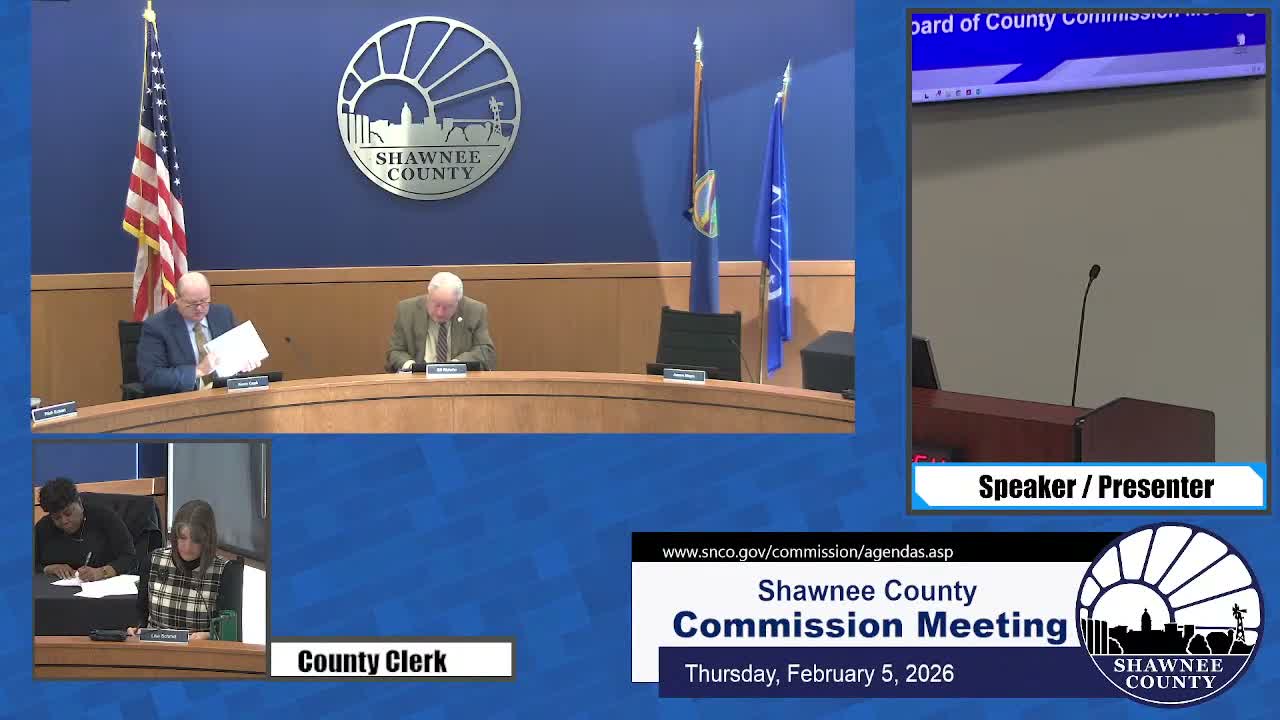 Shawnee County approves vouchers, contracts and transient guest tax allocations