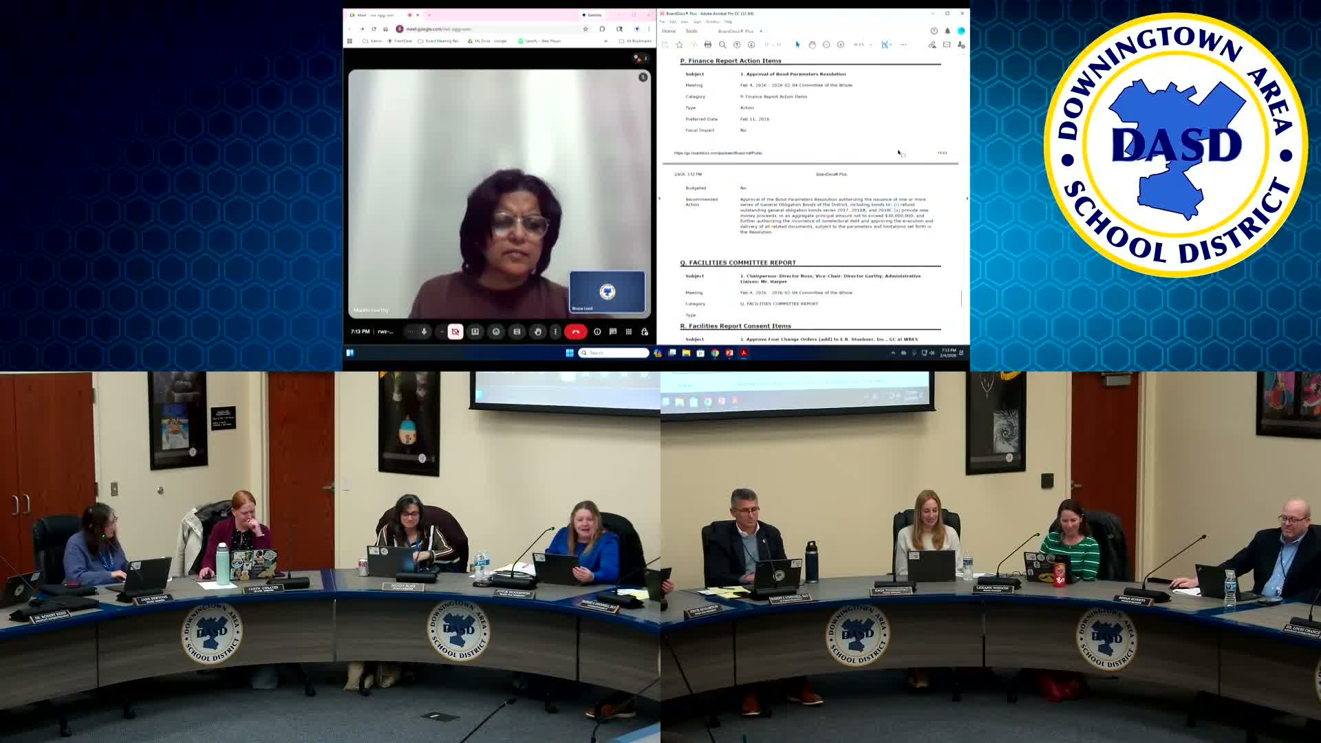 Board briefed on four change orders for West Bradford Elementary expansion