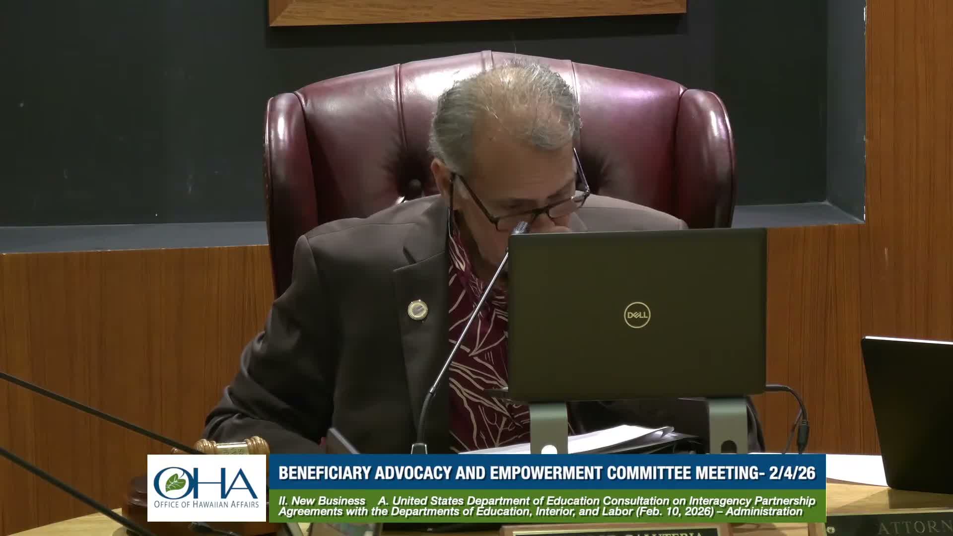 OHA trustees approve 2026 state legislative positions after brief debate; separate consideration for one bill