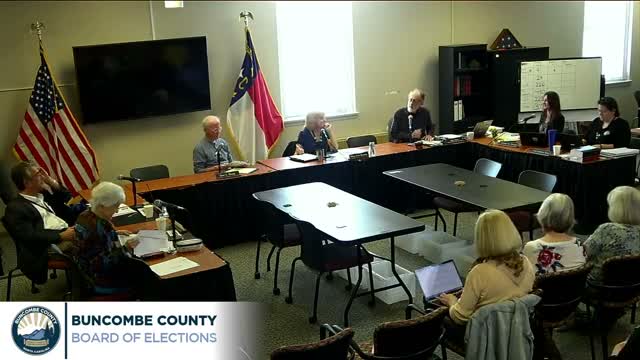 Buncombe elections board approves hundreds of absentee, military and overseas ballots; schedules follow-up to finish review