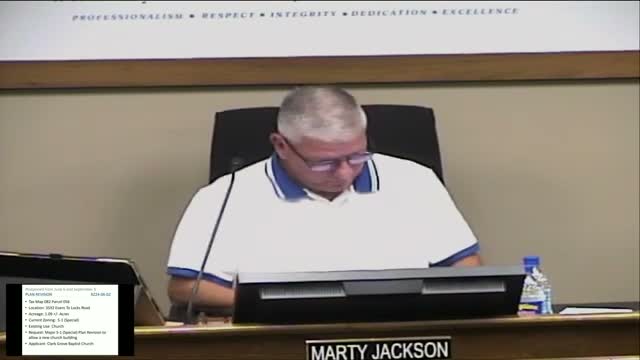 Planning Commission forwards multiple rezoning, site‑plan and variance recommendations to Board; approvals include Rabbit Run plat, church expansions and lake‑c