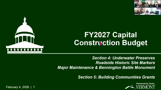 Officials describe Lake Champlain underwater preserves, dive-site maintenance and statewide roadside marker program