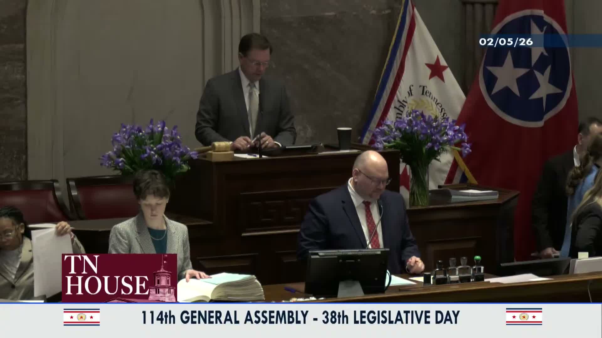 Tennessee House approves consent calendar and adopts ceremonial resolutions including Black History Month centennial