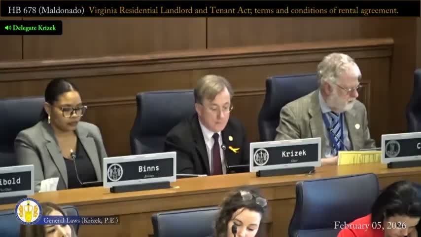 House General Laws Committee advances multiple ABC and procurement bills, tables mold-remediation bill