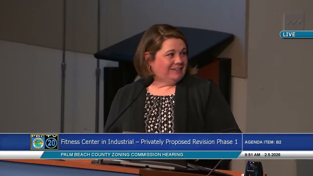 Zoning commission backs code change to expand fitness‑center space in commerce/industrial zones