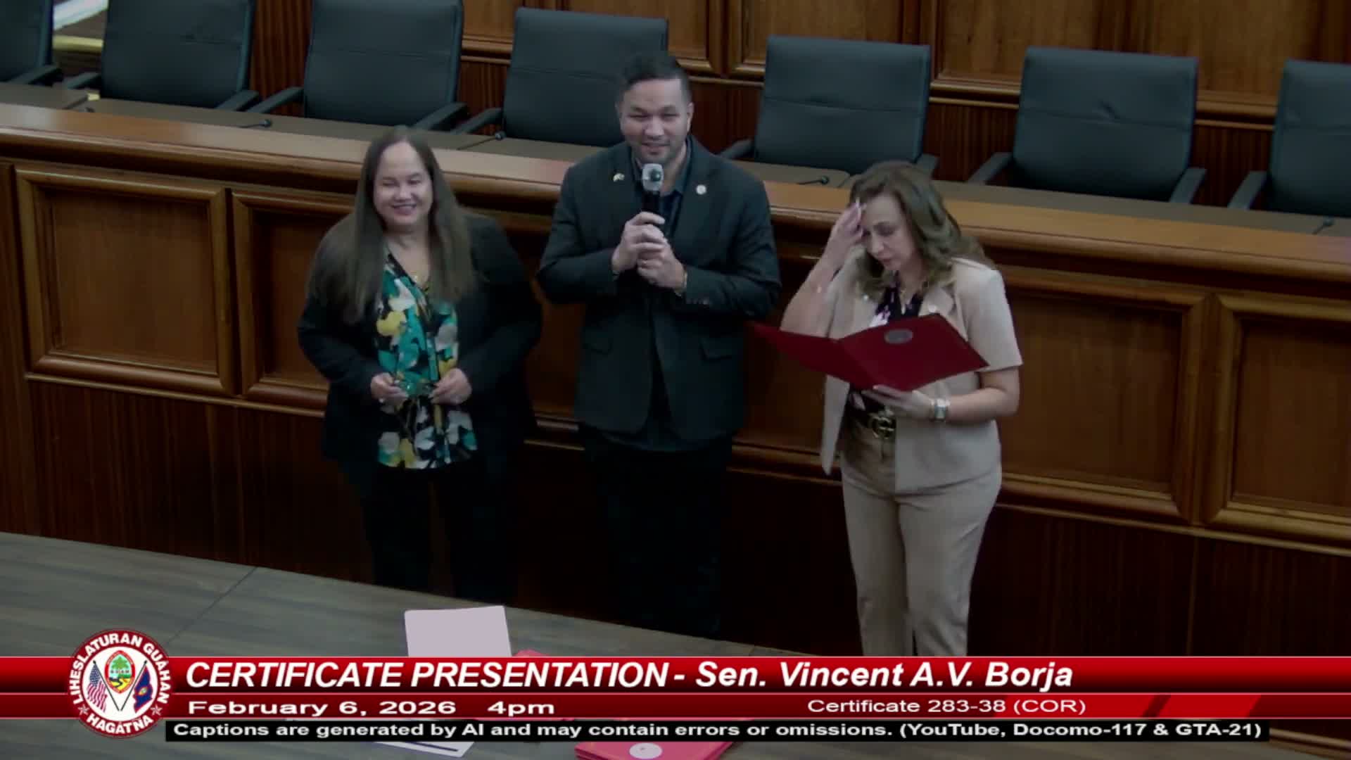 Guam Legislature honors school counselors during National School Counseling Week