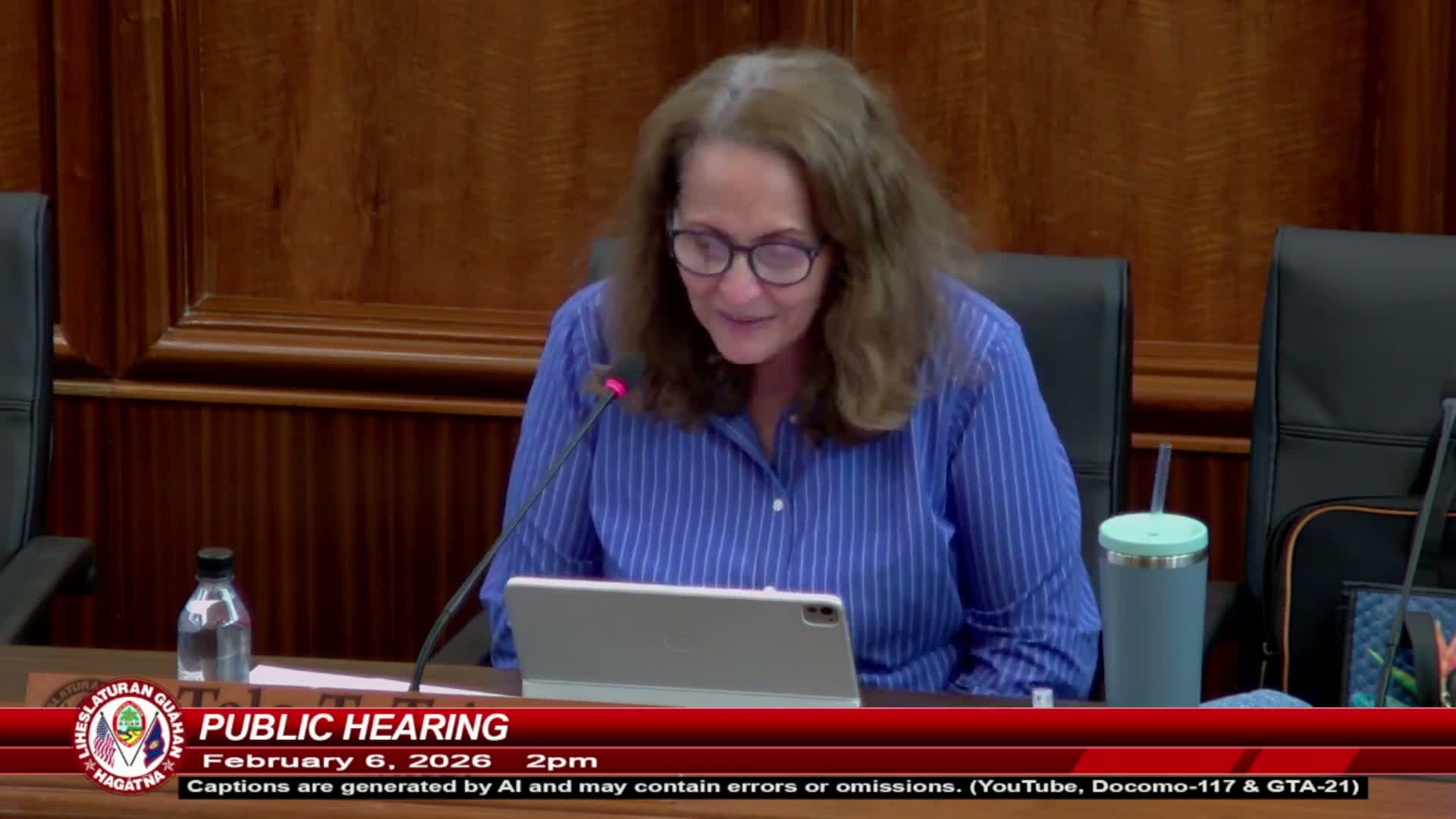 Guam committee hears support for Jane Flores’ nomination to Criminal Injuries Compensation Commission