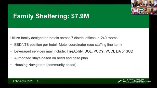 AHS outlines FY27 shelter plan: hotels as temporary family options, rental assistance and enhanced case management