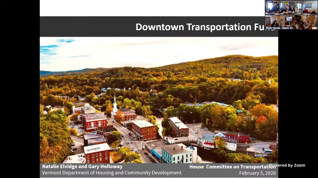 Downtown Transportation Fund briefing: $523,966 annual pot, grants prioritized to designated downtowns