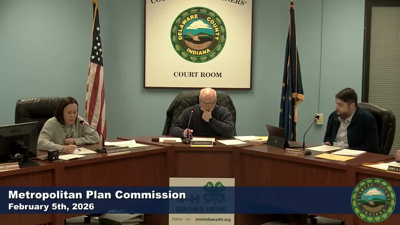 Planning office reports reimbursements, hires and confirms plat committee