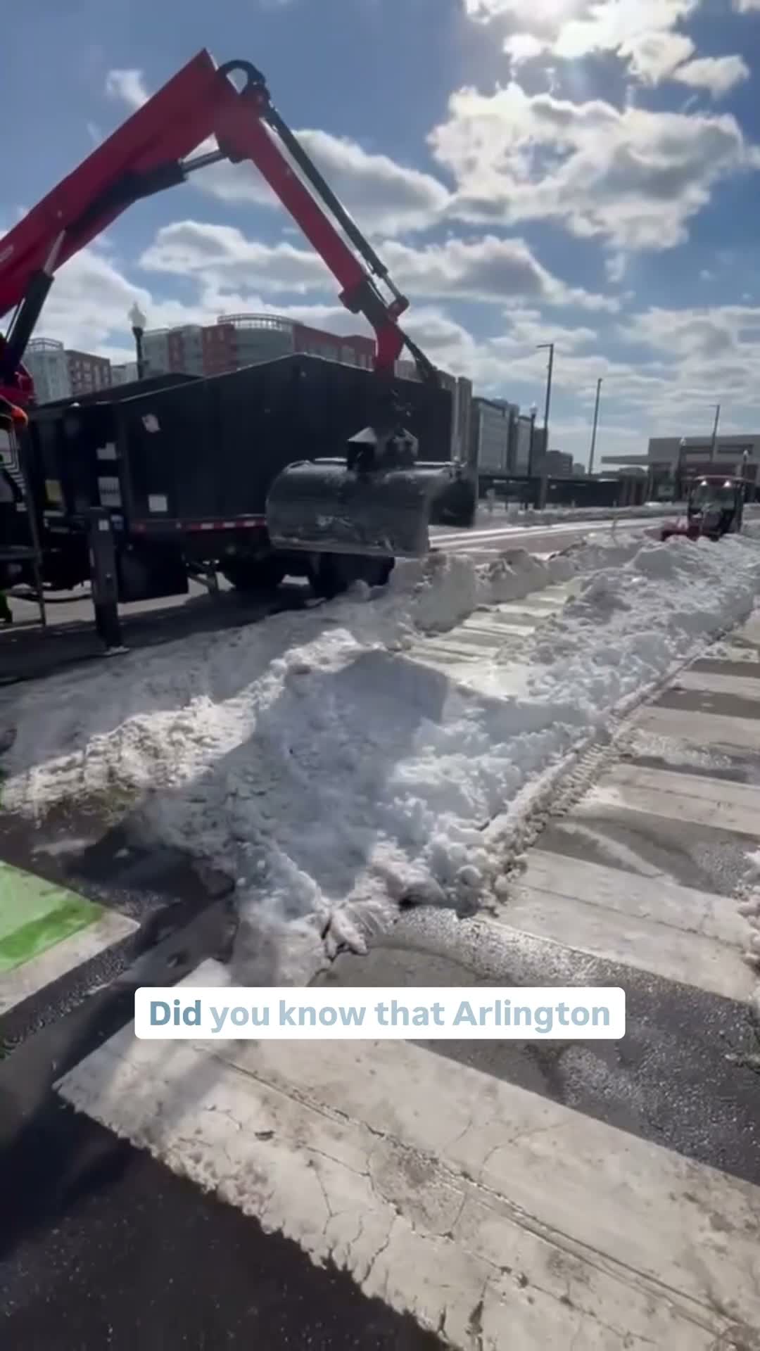 Arlington County posts update on snow-clearing operations
