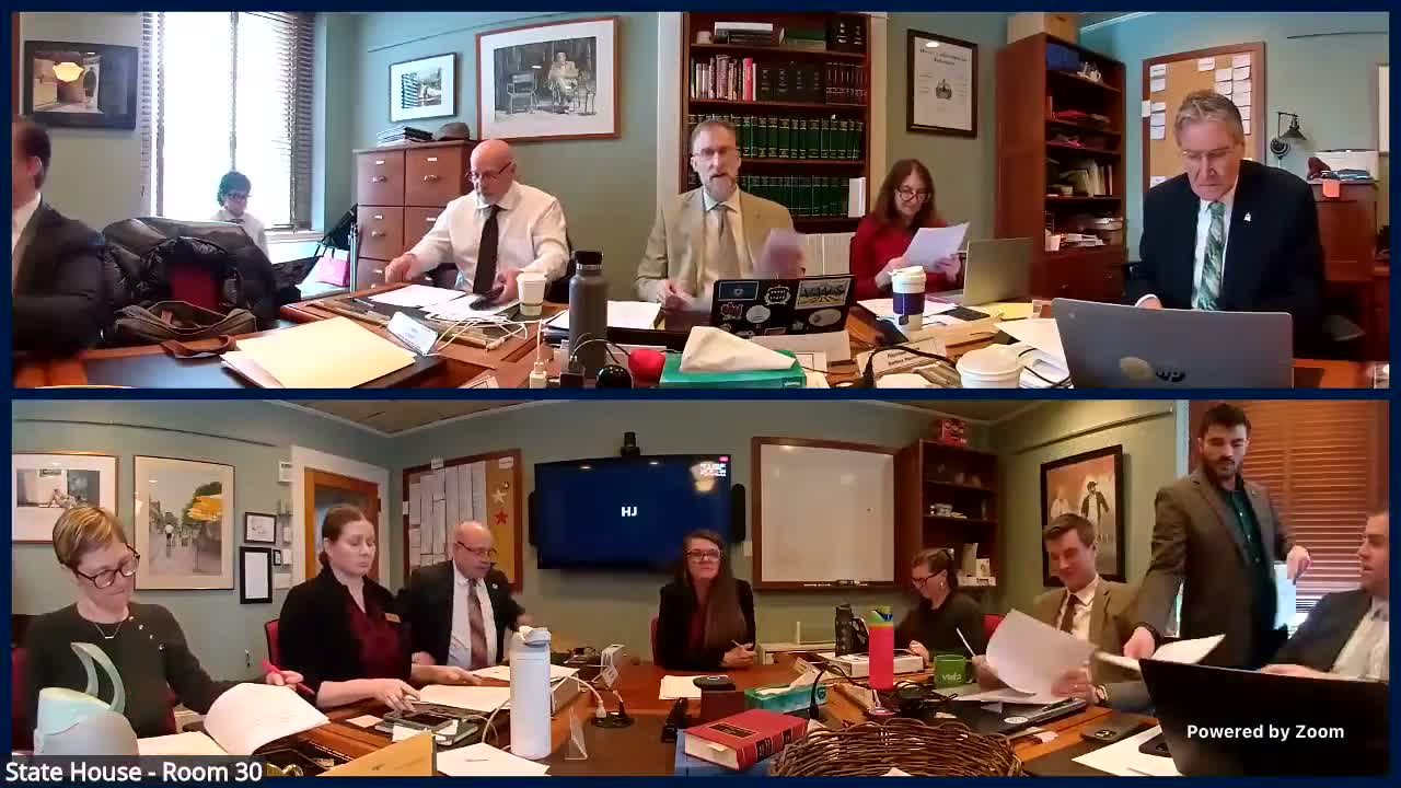 Judiciary committee approves strike‑all amendment for H566, adds time‑limited pilot for Burlington diversion center