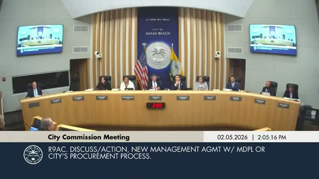 Commission delays final MDPL management deal after inspector‑general review; extends lease to year‑end