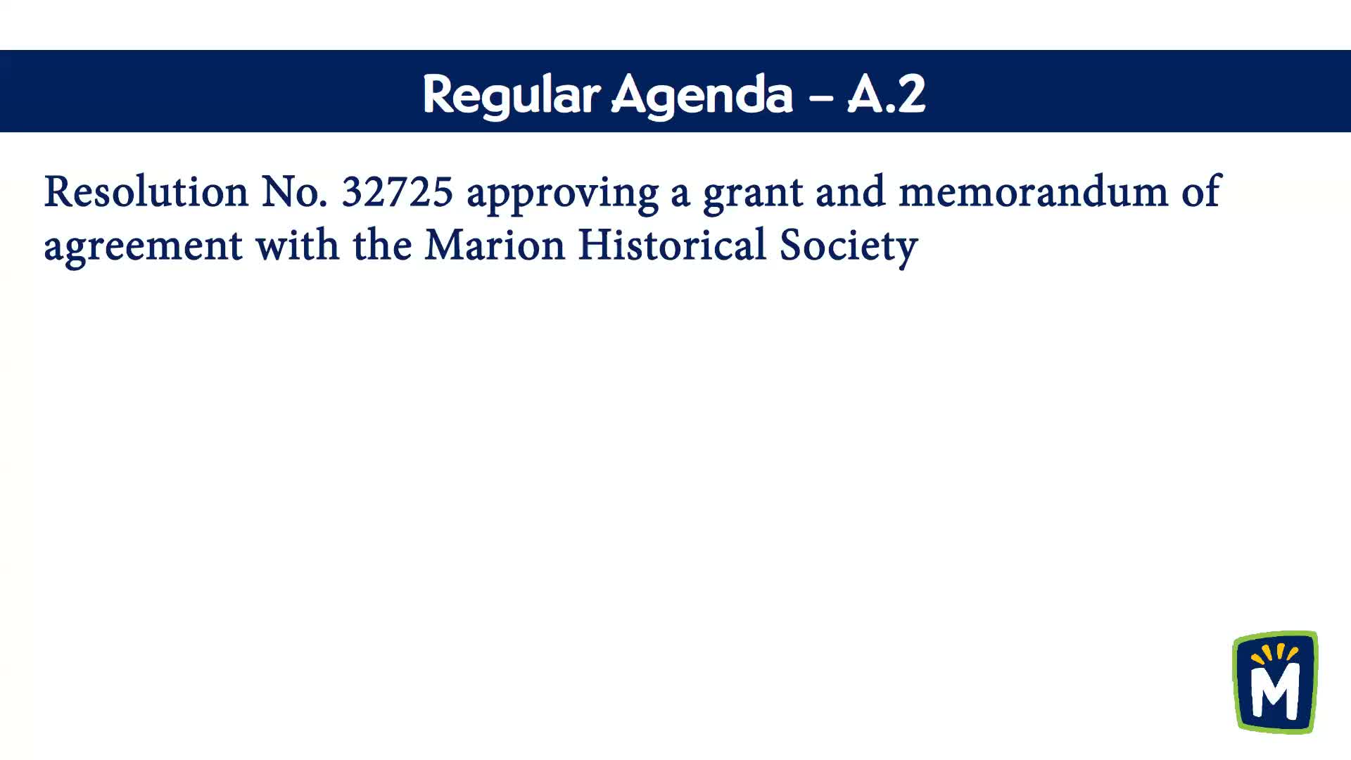 Marion City Council roundup: parking changes, speed signs, bridge repairs and historic grant