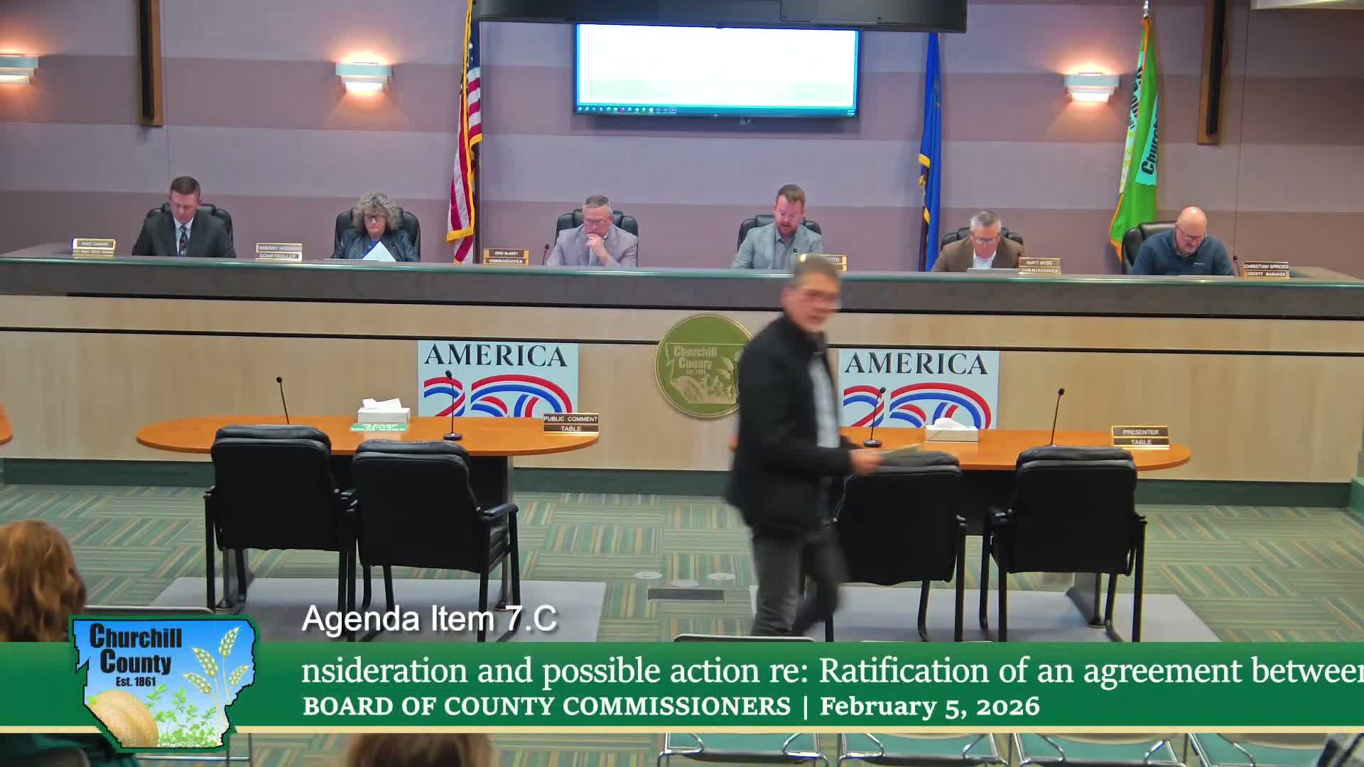 Churchill County ratifies state social-services agreements and secures meal-program funding