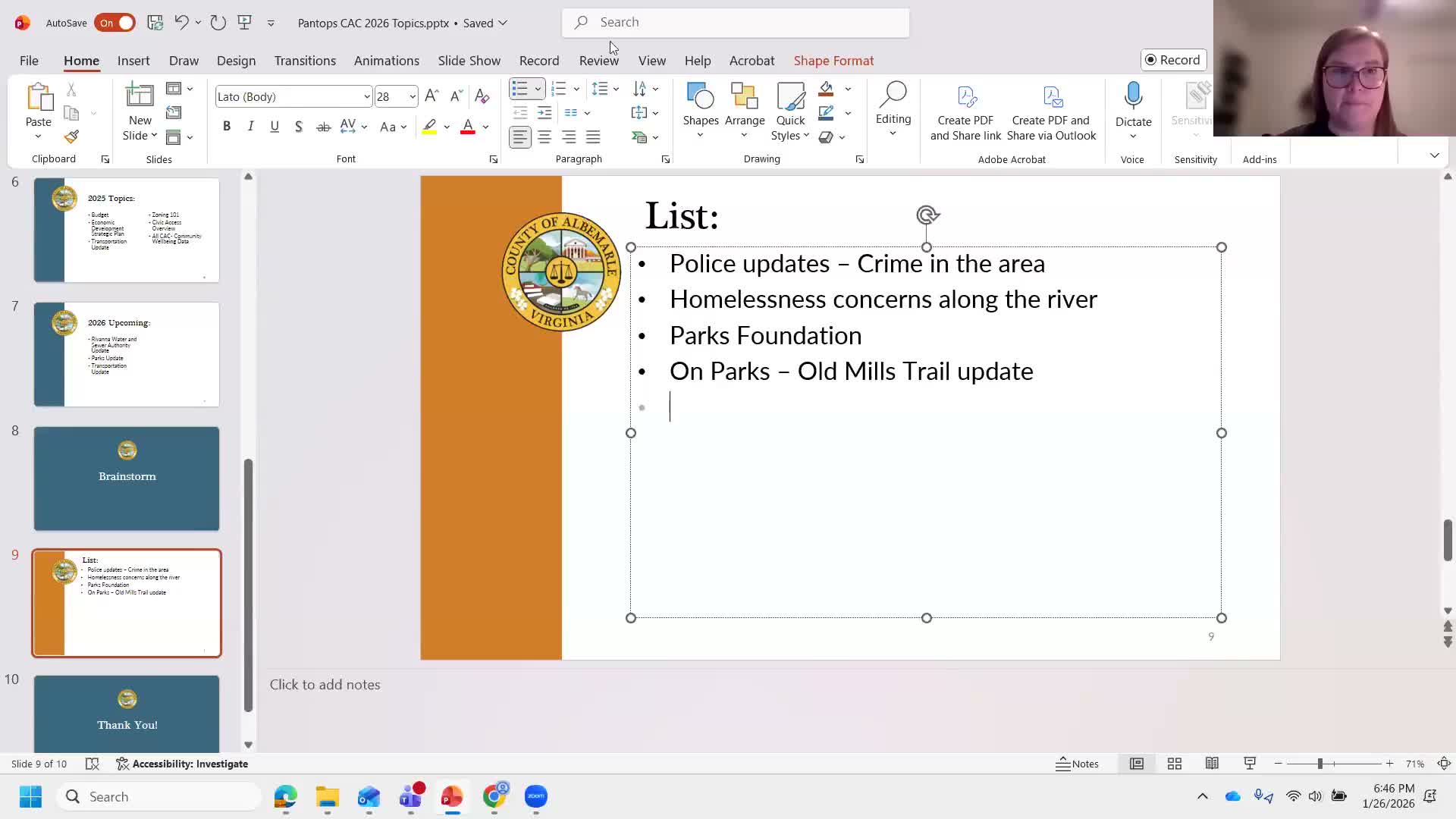 CAC hears legal constraints on banning panhandling and the limits of signage