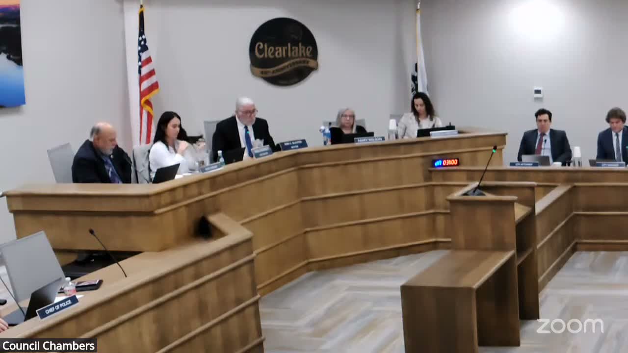 Clear Lake council approves MOU with Highlands Water Company to formalize cooperation