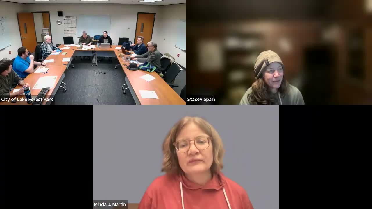 Lake Forest Park tree board adopts 2026 work plan, names new chair and vice chair