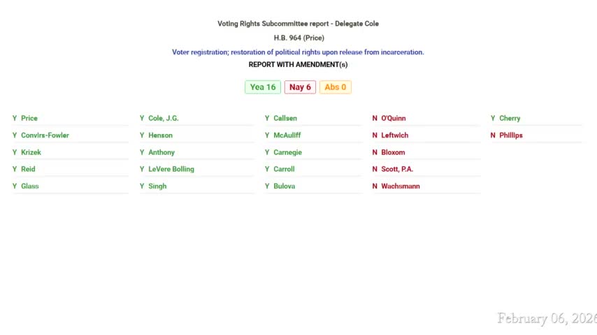 Committee passes National Popular Vote bill after extended testimony