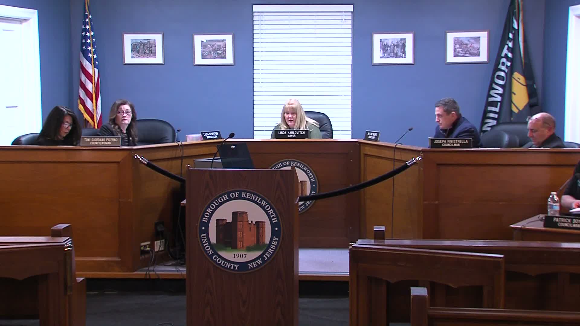 Kenilworth council approves minutes, consent agenda; proclaims January Human Trafficking Prevention Month, honors long-serving staff and volunteers