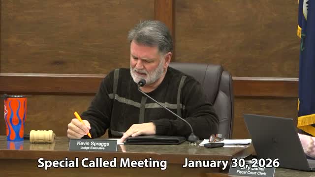 Marshall County special called meeting approves routine motions, delays Buckhorn Bay Dock and enters executive session
