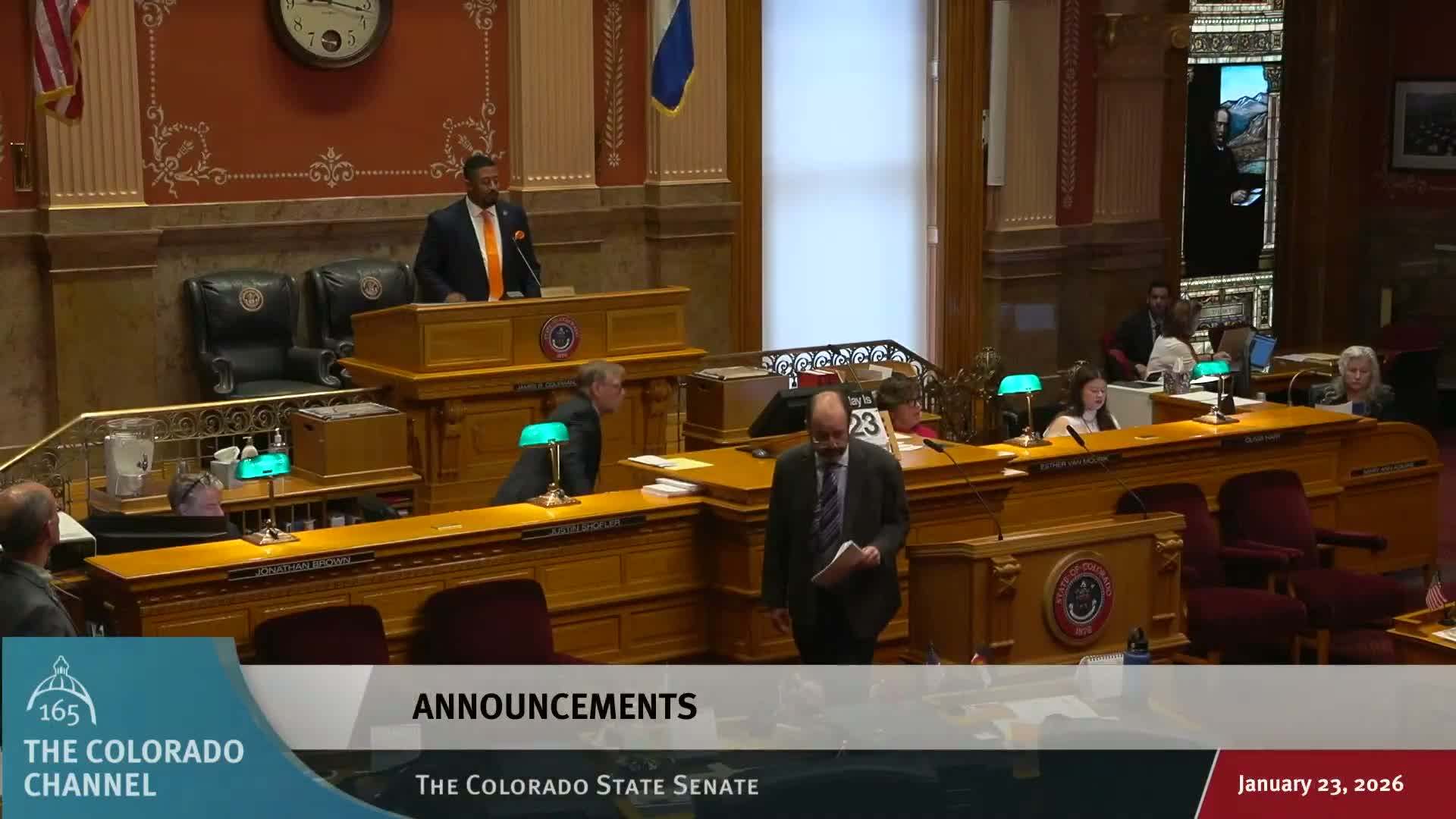 Clerk reads extensive governor nominations to state boards and university trustees