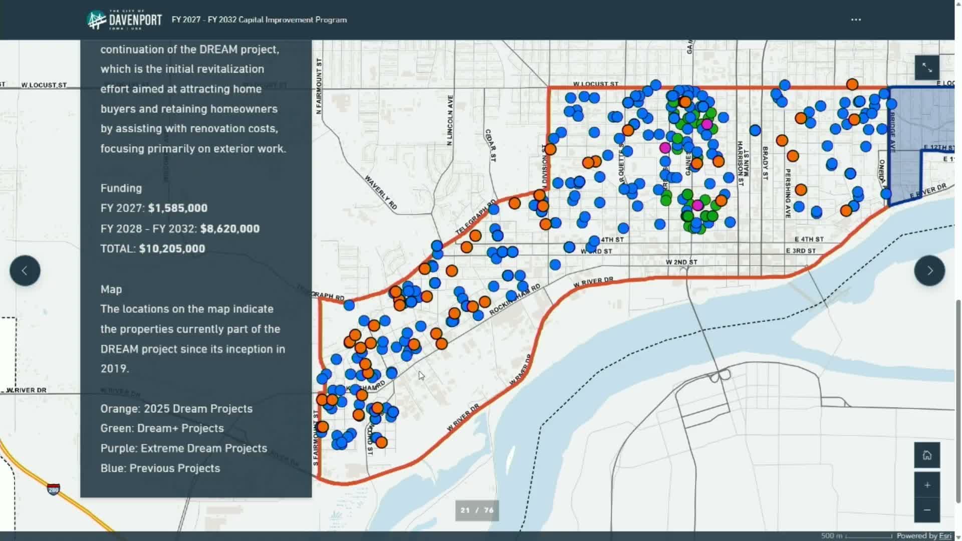 Davenport highlights Dream revitalization, parks investments and library materials program