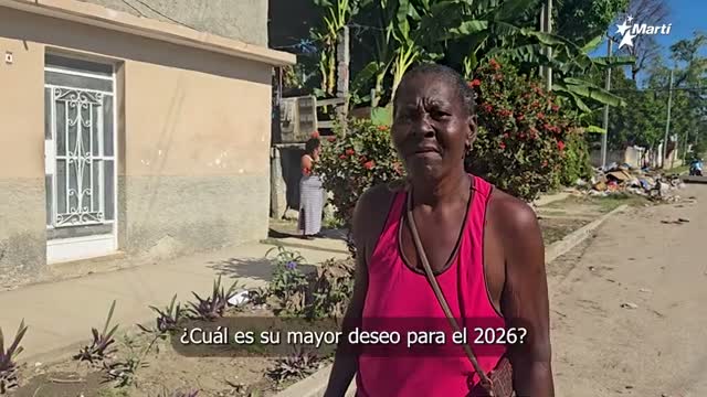 Unidentified speaker says rights stripped in Cuba, describes economic hardship and health harm