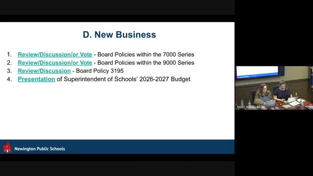 Superintendent presents 2026–27 budget emphasizing paraprofessional benefits, special-education costs and $1.5M bus request