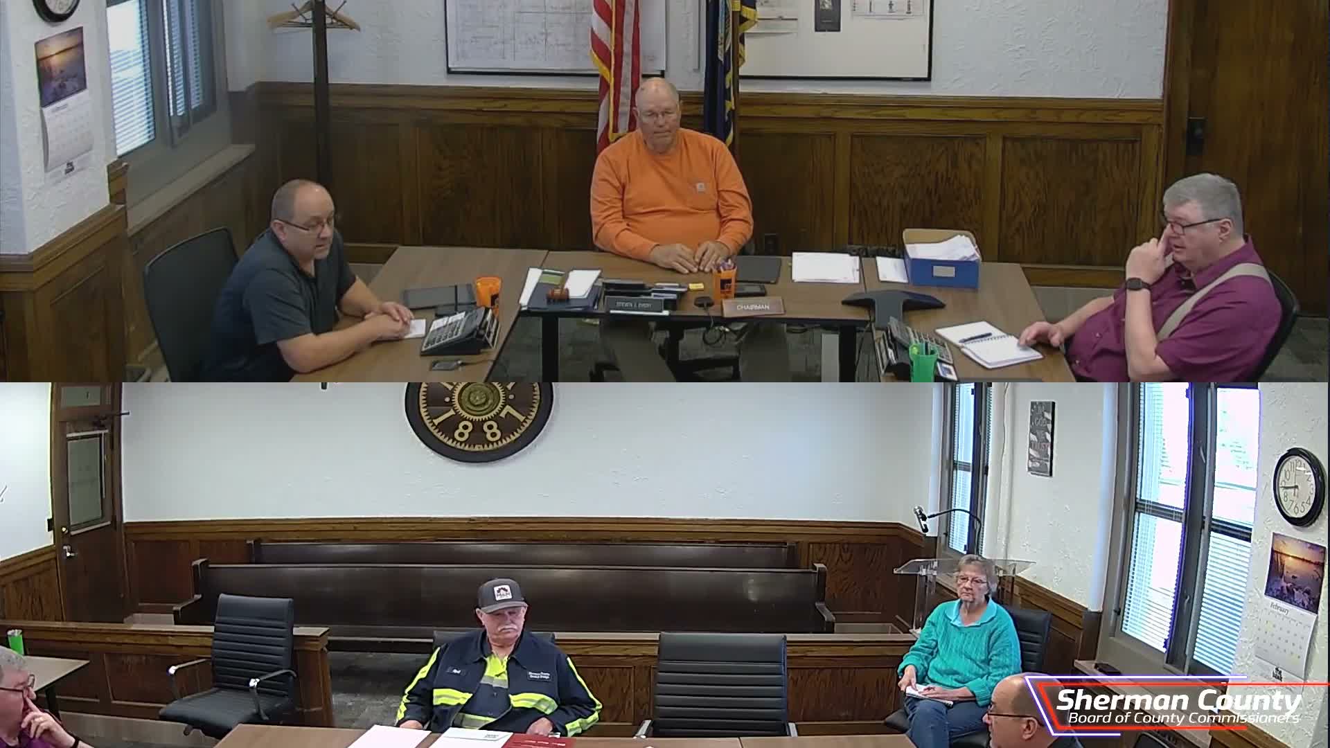 Sherman County commissioners approve bills, service contract and multiple equipment purchases