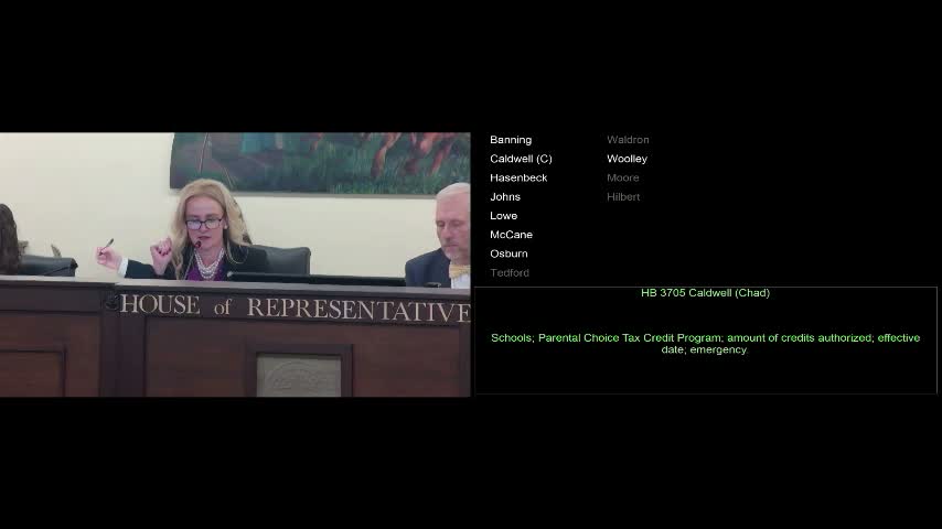 Panel advances bill to raise parental choice tax‑credit cap to $300 million after heated debate