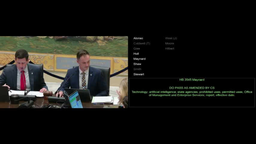 Committee approves bill clarifying AI cannot be granted legal personhood in Oklahoma