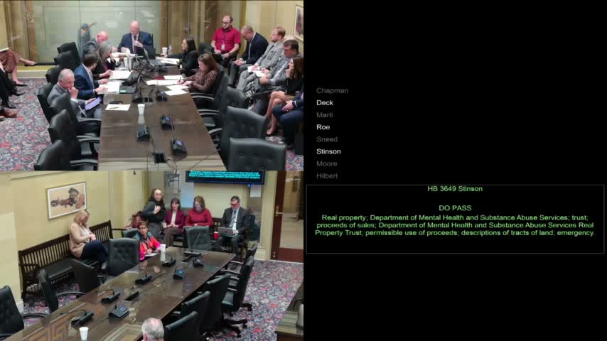 Committee sends managed Medicaid rate-floor extension to oversight after sponsor amendment intent