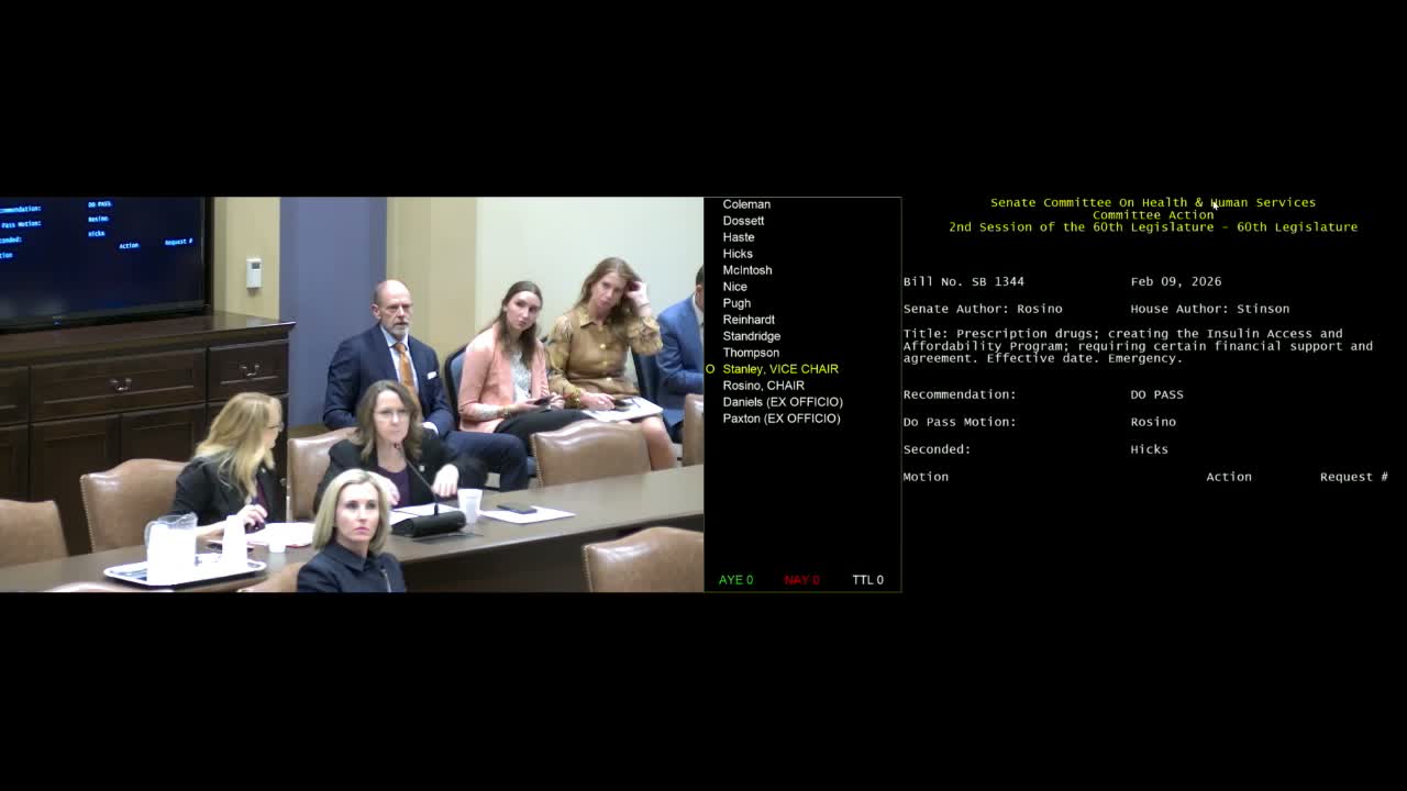 Senate committee backs Insulin Access and Affordability Program after questions on funding and pricing