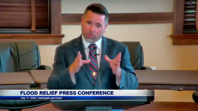 San Angelo to narrow affected-area map, restrict some zones and keep patrols; county coordinates trash pickup