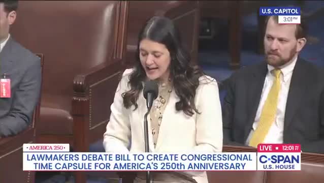 Lawmaker urges backing for ‘quincentennial’ congressional time capsule to be sealed until 07/04/2276