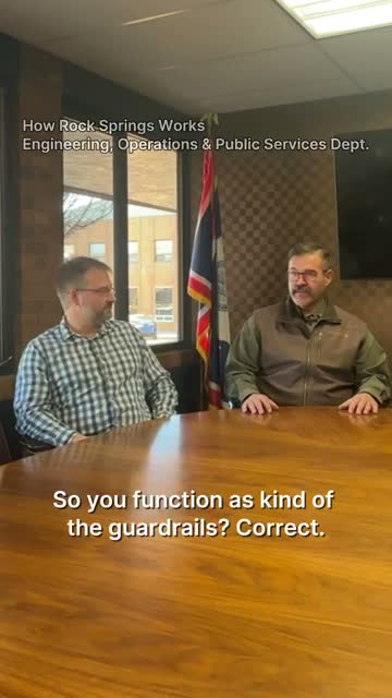 Unidentified speaker outlines duties of Department of Engineering Operations and Public Services