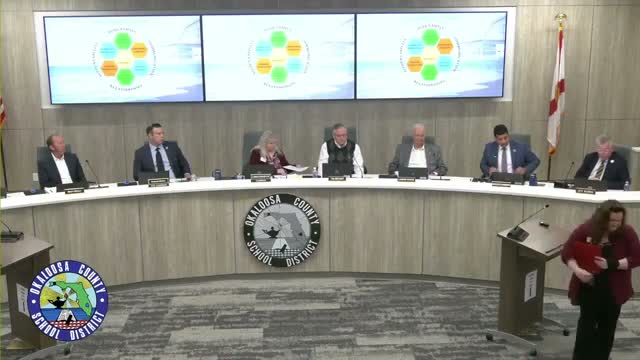 Okaloosa officials warn of enrollment drop under state model; district may face multi‑million-dollar adjustments