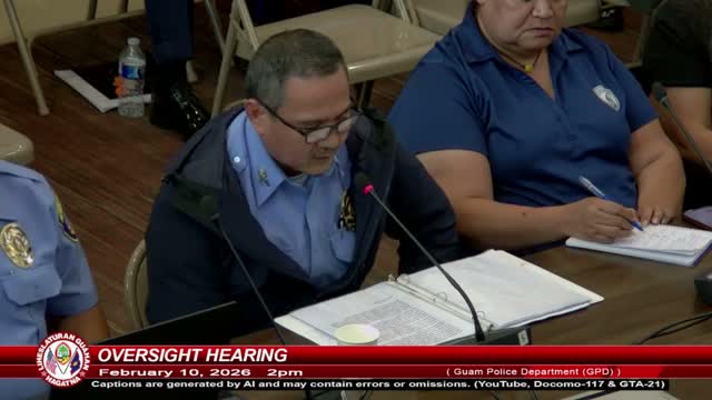 GPD highlights forensic accreditation and lists capital needs; crime lab HVAC repair deferred