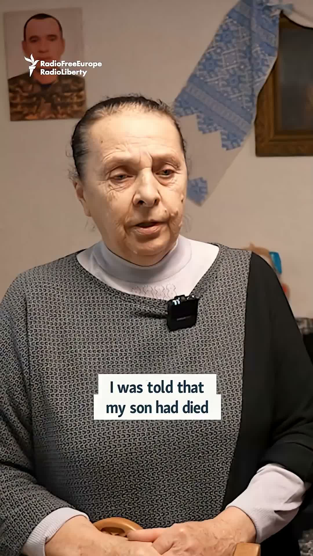 Unidentified speaker recounts burial after son was identified by DNA following bus fire